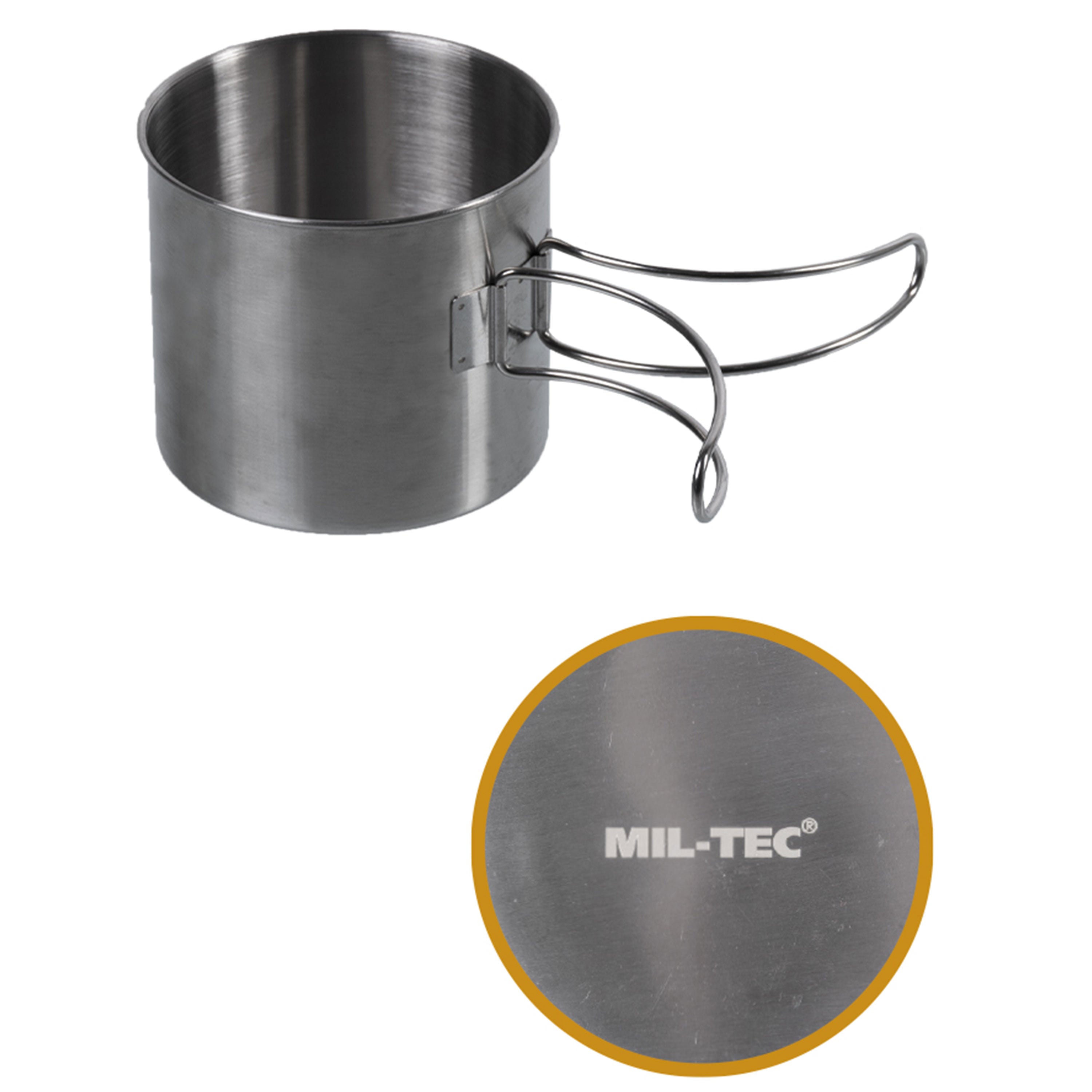 Stainless Steel Cup With Wire Handles 600 Ml – Asmc Gmbh International