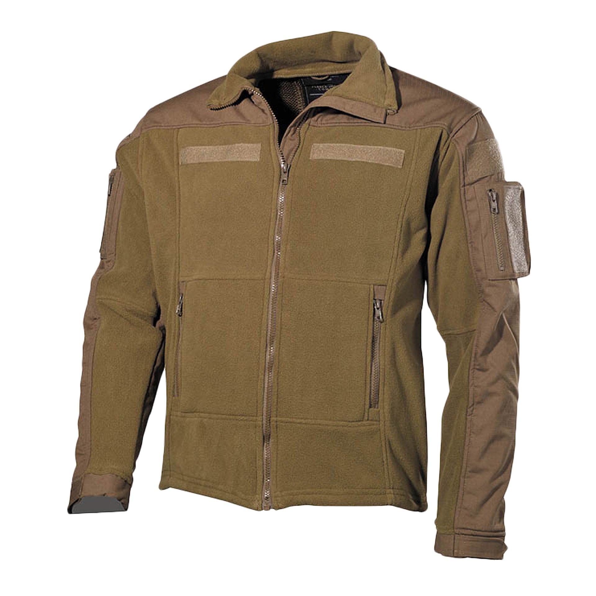 Fleece Jacket Combat  tan