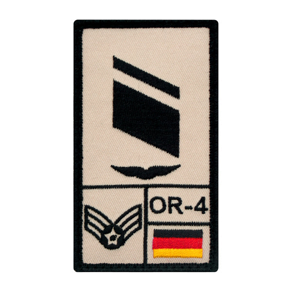 Grado Patch Stabskorporal Luftwaffe links oliv