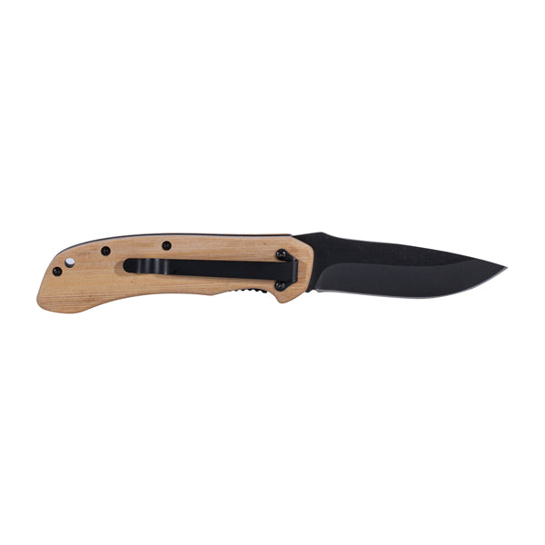 coltello da tasca in legno di bambù