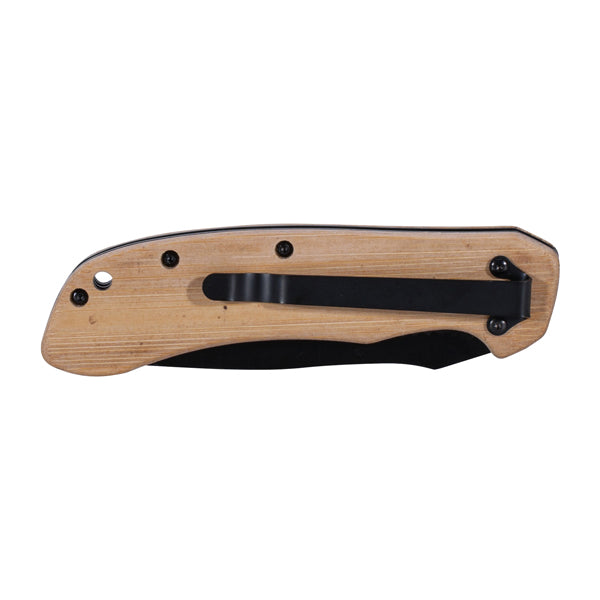 coltello da tasca in legno di bambù