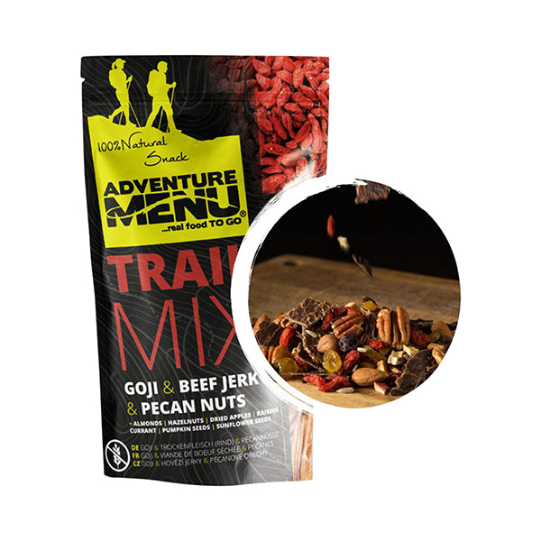 Trailmix Goji Beef Jerky Pecans 100 g