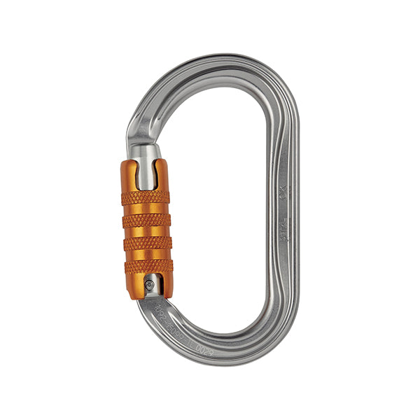 moschettone ovale OK Triact-Lock argento