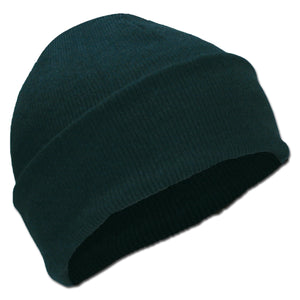 Cappello in maglia arrotolata in poliacrilico a maglia fine