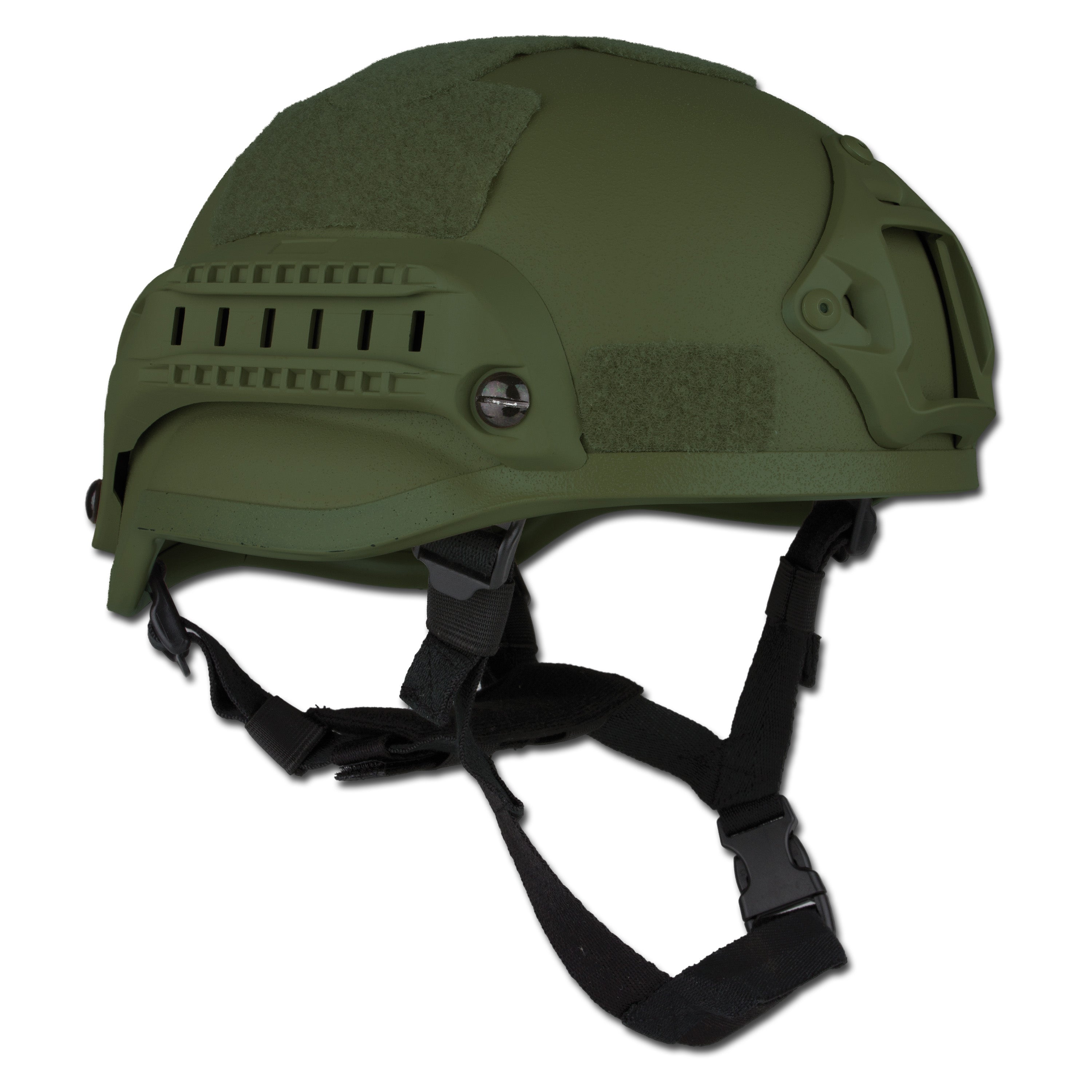 Combat Helmet MICH 2002 NVG Mount+Siderail khaki - Olive