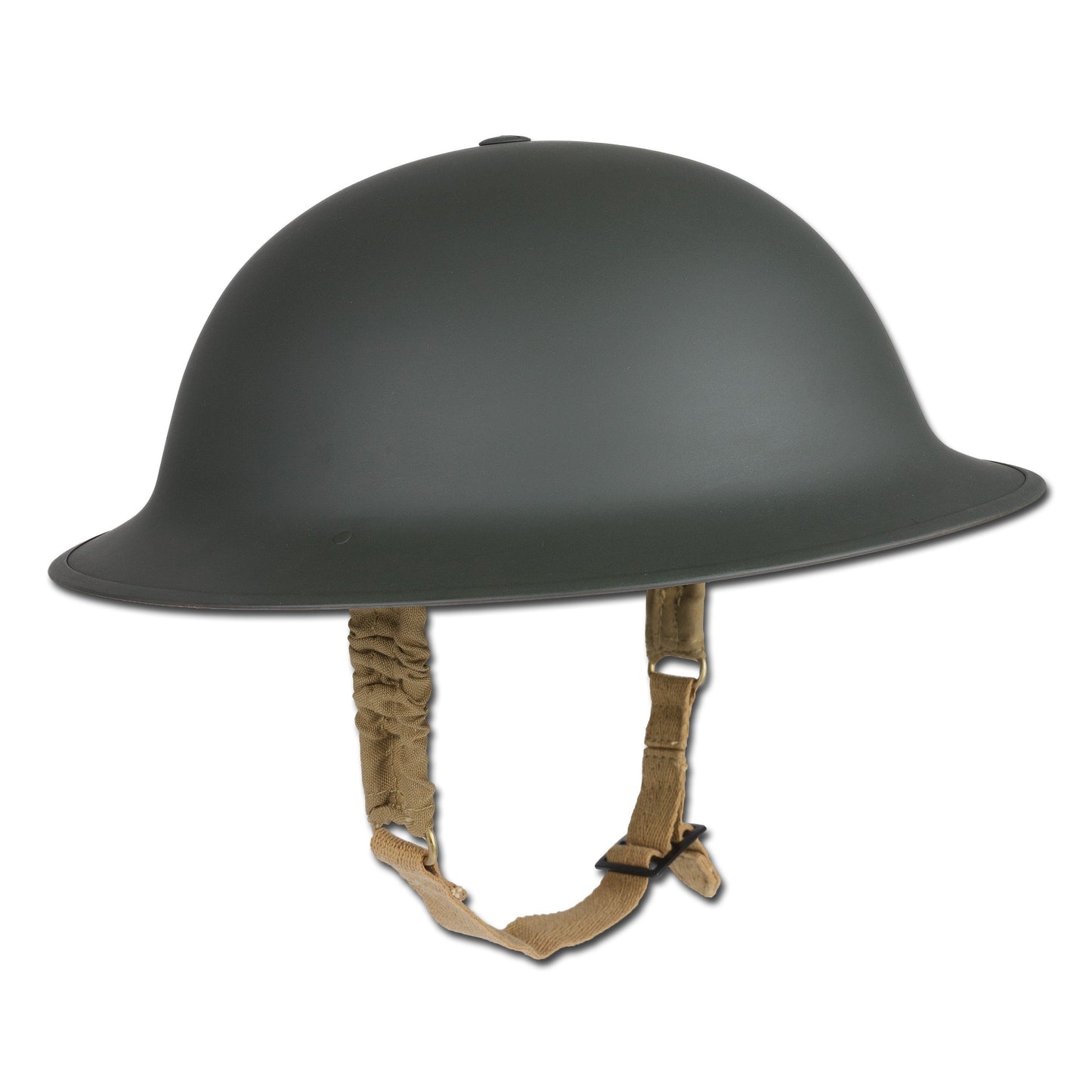 Casco de acero británico Brodie Segunda Guerra Mundial