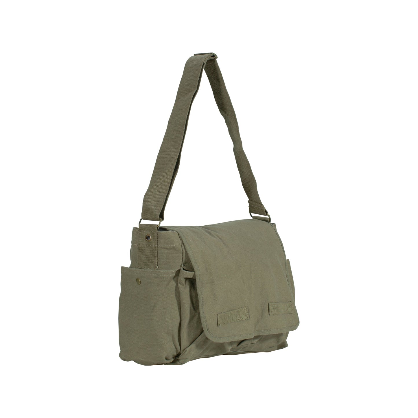 Bolso Messenger de lona Classic verde