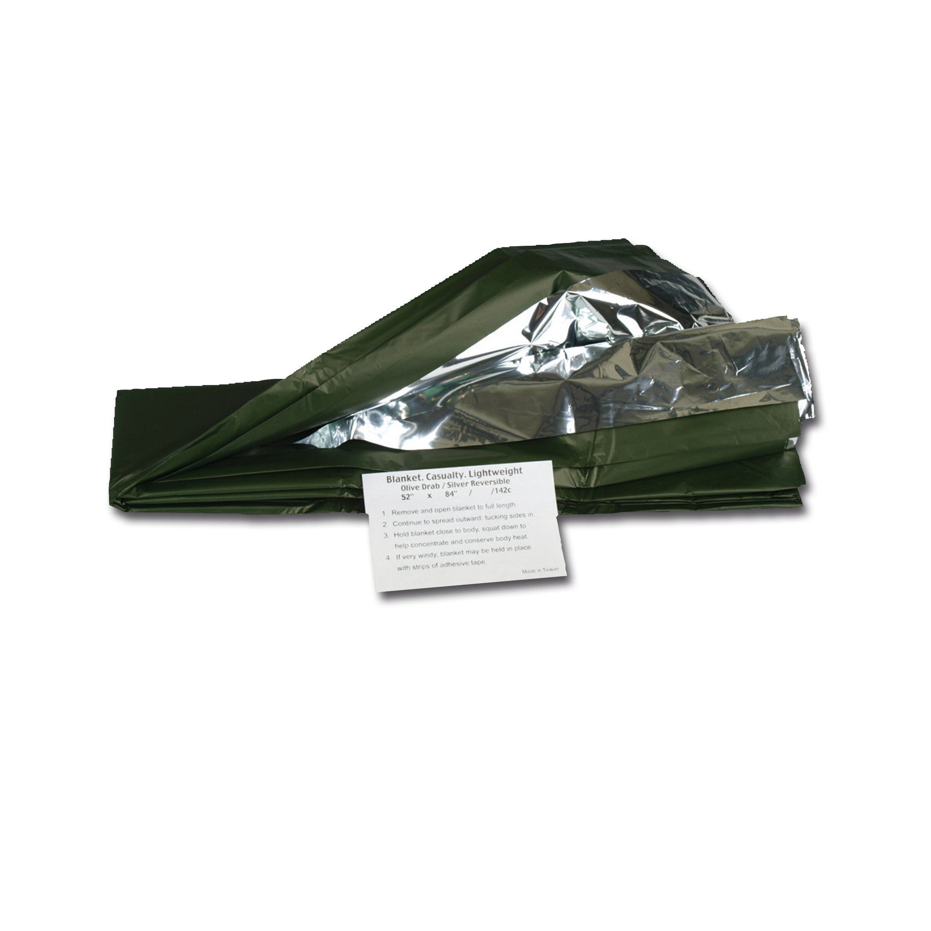 Emergency Blanket silver/