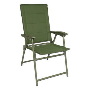 Silla plegable militar con reposabrazos