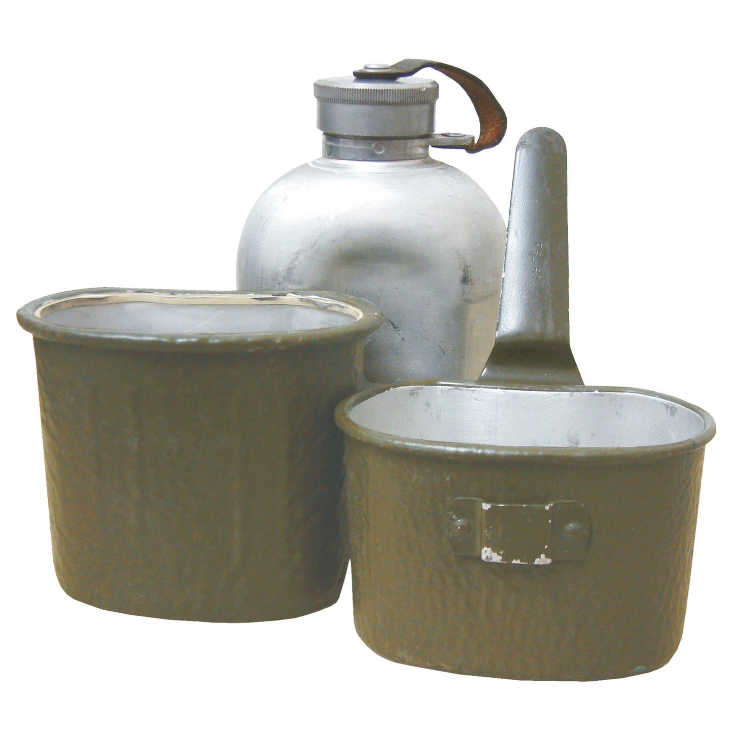 German Army 3 Piece Canteen Used