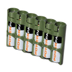 Battery Holder Powerpax SlimLine 6 x AAA