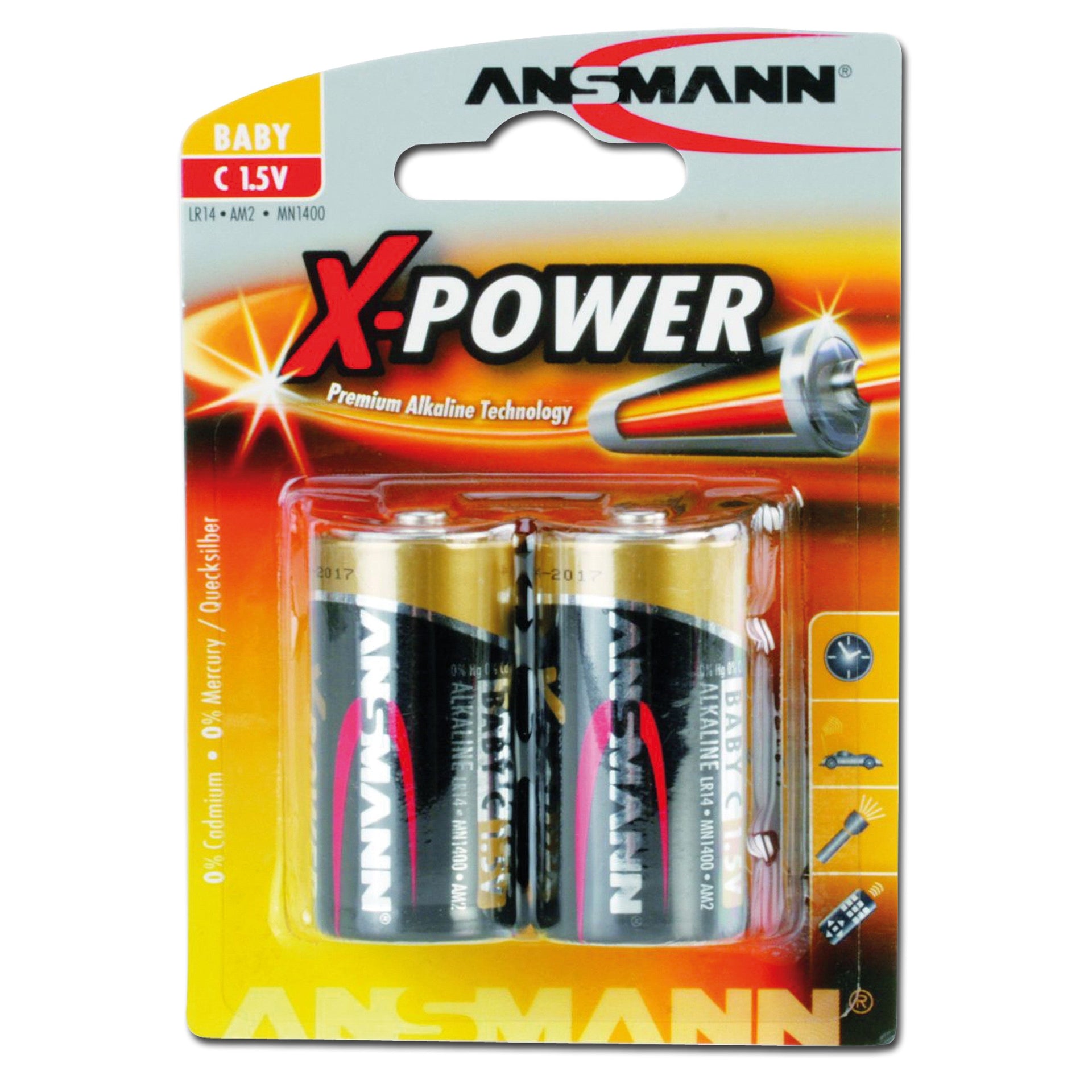 Battery Baby C X-Power 2-pack
