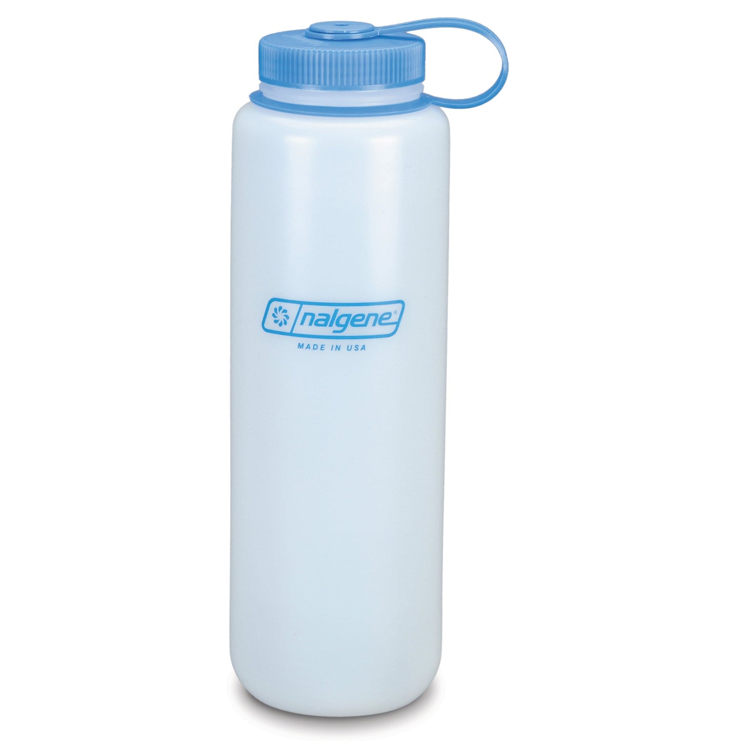 Borraccia a collo largo HDPE 1,5 L bianca