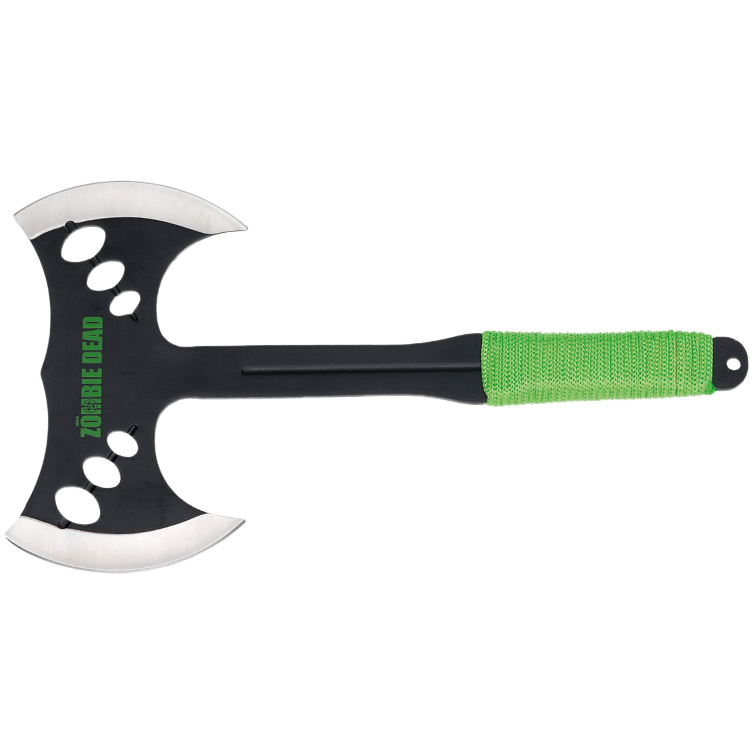 Zombie Dead Double Blade Ax parachute line green – ASMC GmbH International