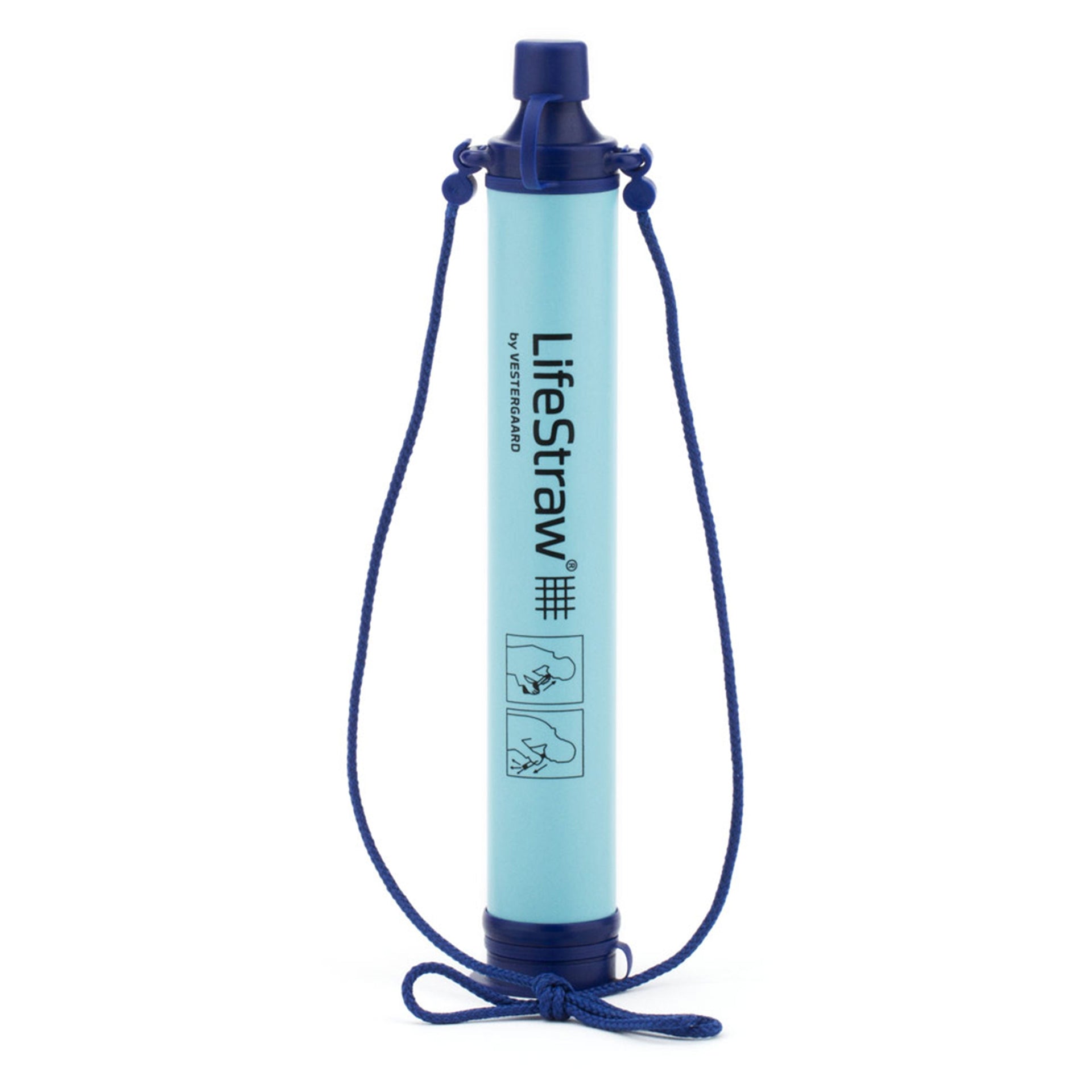 Water Filter Personal Straw blue