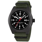 Reloj de pulsera Inceptor correa de acero negro Nato