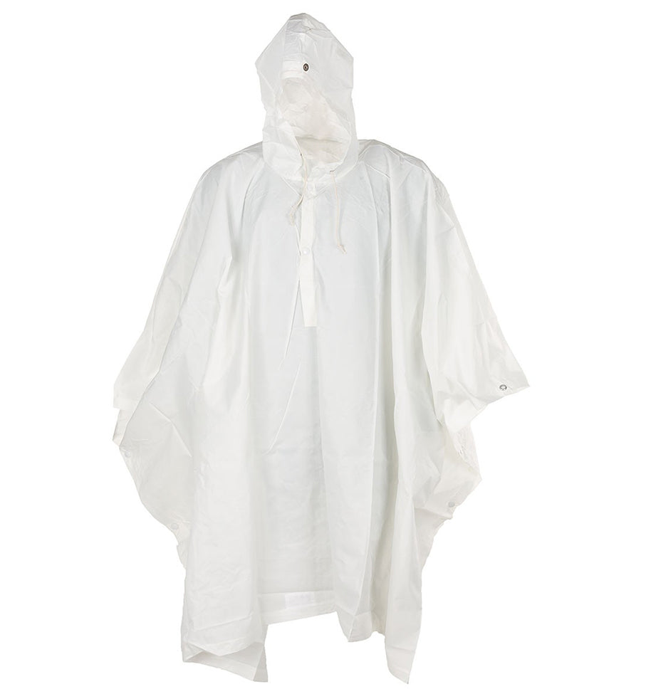 Poncho svizzero come nuovo bianco