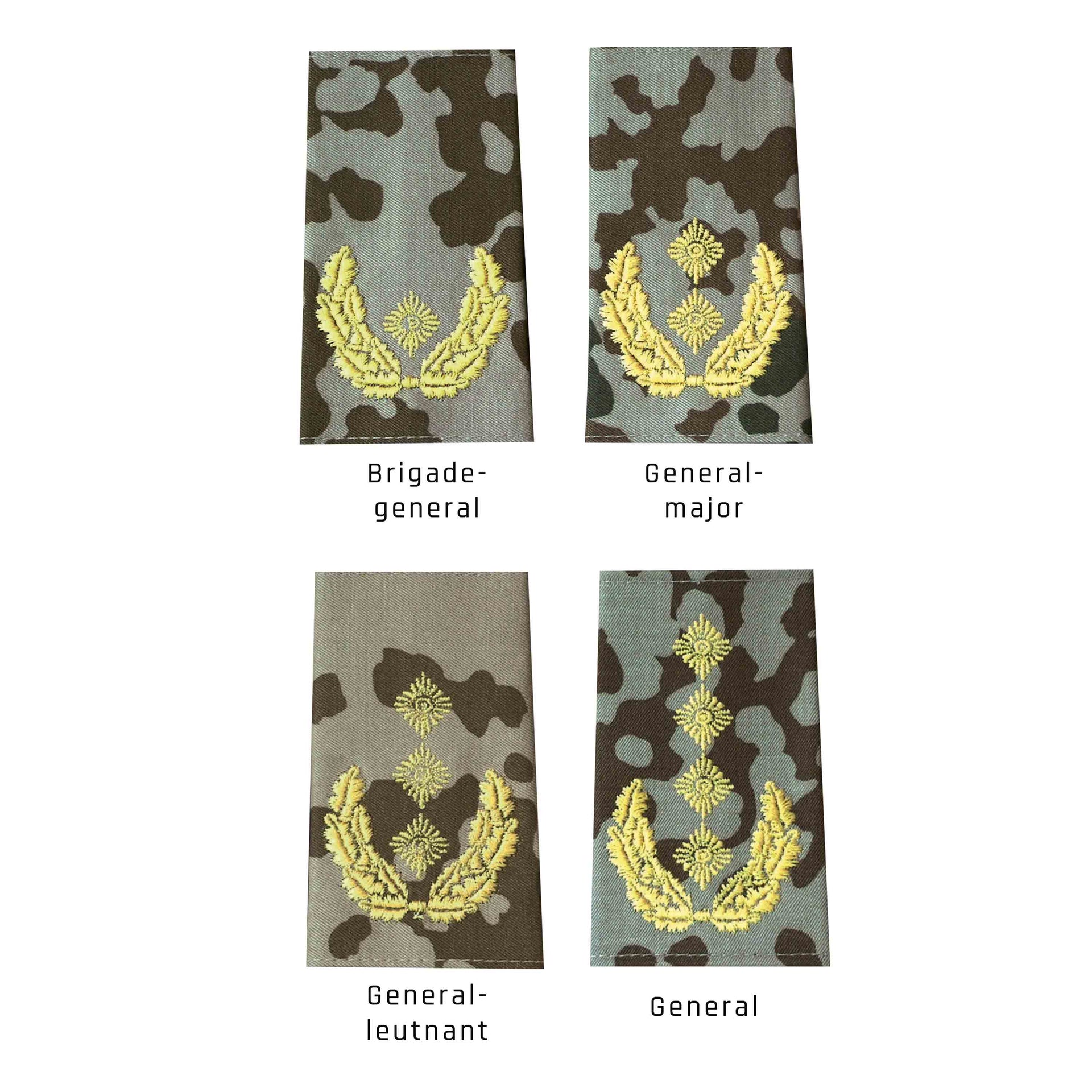 German Rank Insignia Cloth fleckdesert