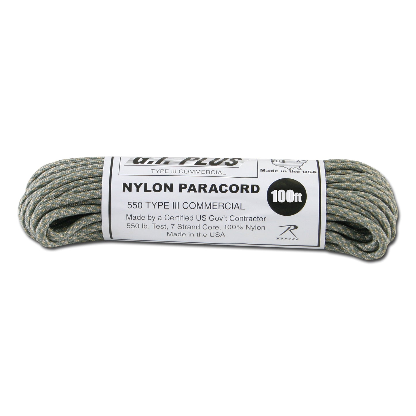 parachute line 550 lb camo 100 ft,