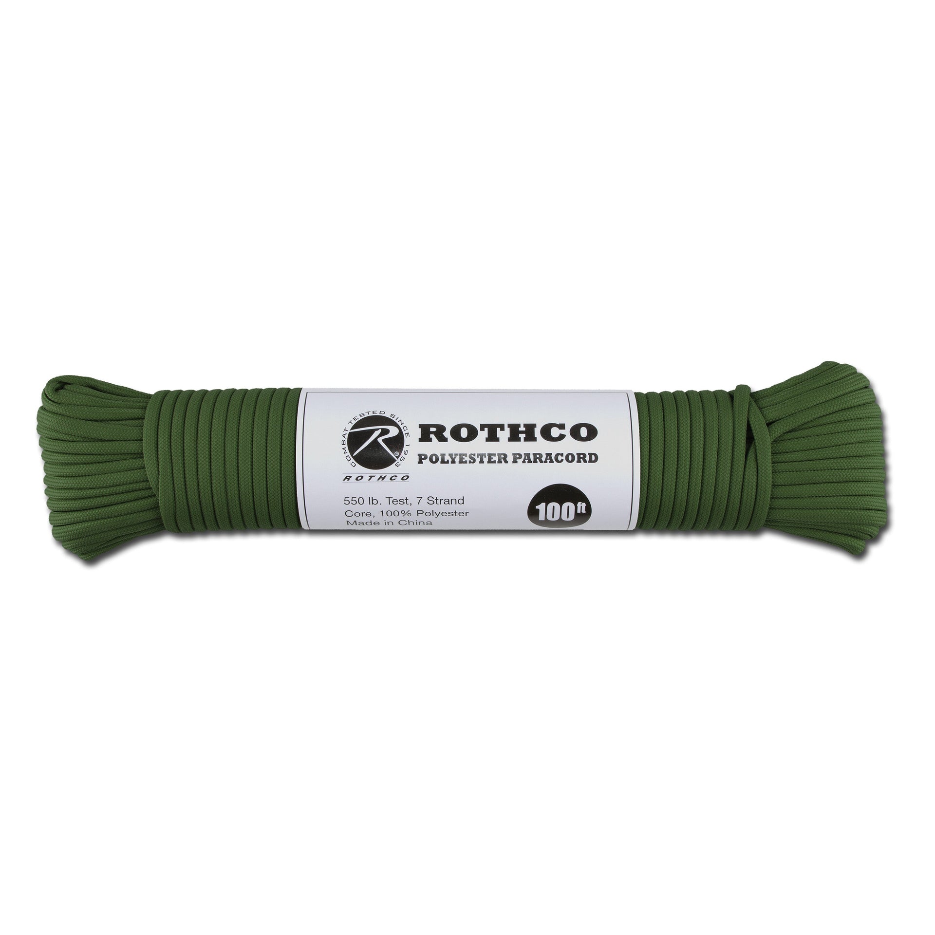 parachute line 550 lb hunter green 100 ft. Polyester