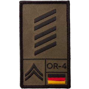 Parche de rango Oberstabsgefreiter/CPL/OR-4