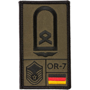 Rank Patch Hauptfeldwebel Luftwaffe