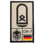 Rank Patch Hauptfeldwebel Luftwaffe