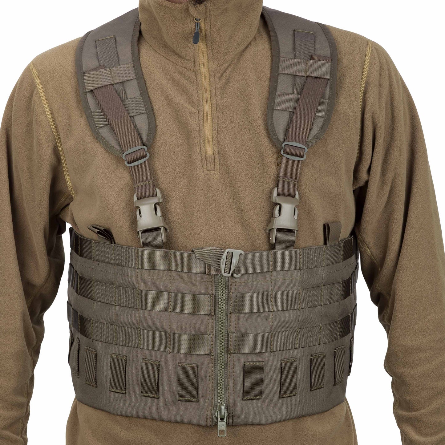 Chest Rig Modular Split Front gris piedra/