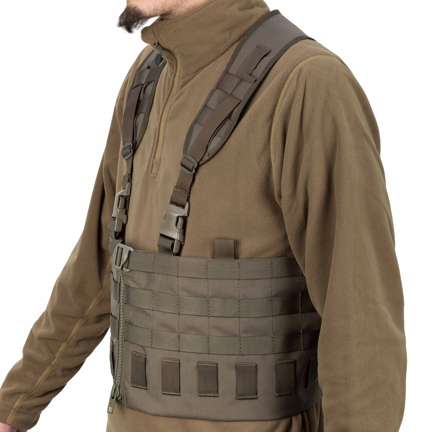 Chest Rig Modular Split Front gris piedra/