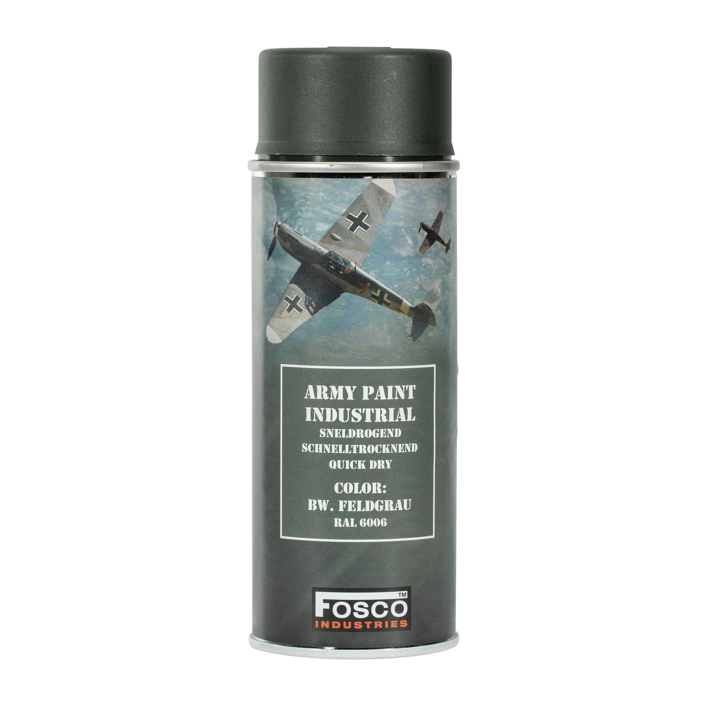 Vernice spray militare da 400 ml, grigio campo