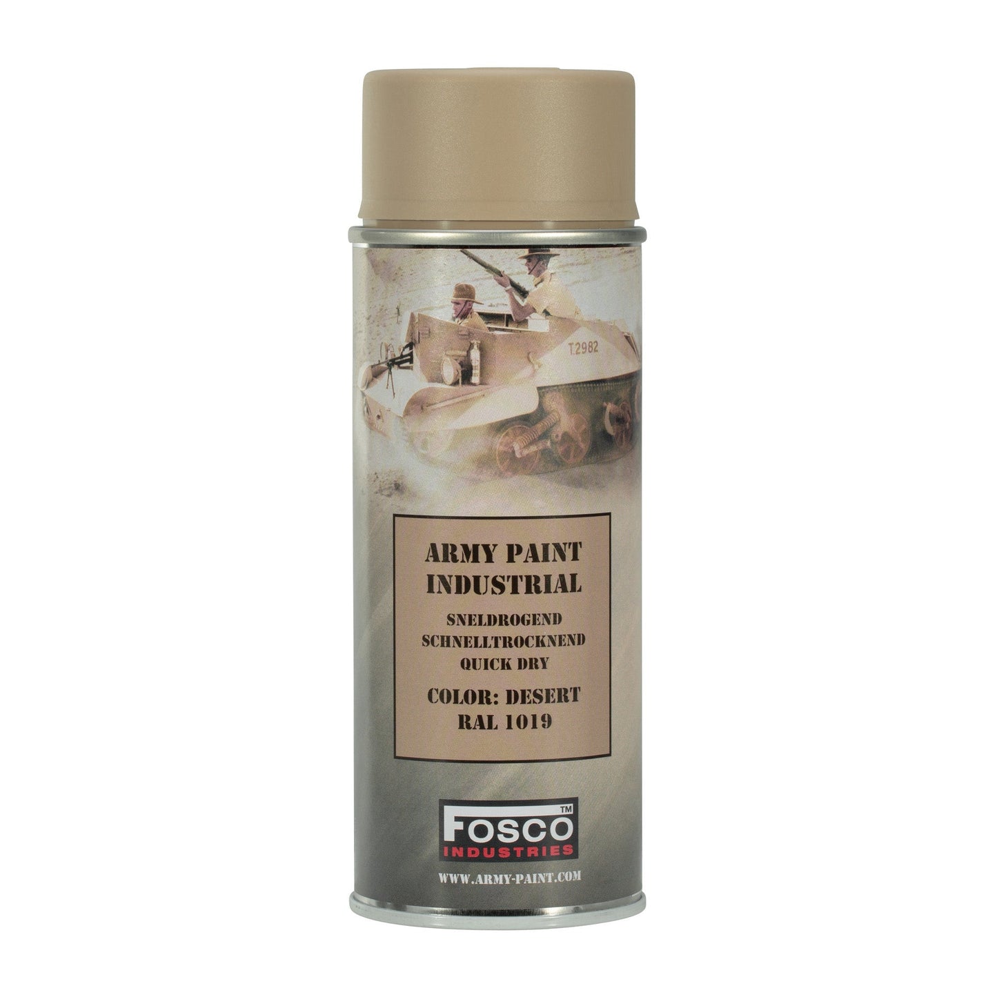 Vernice spray militare da 400 ml, grigio campo