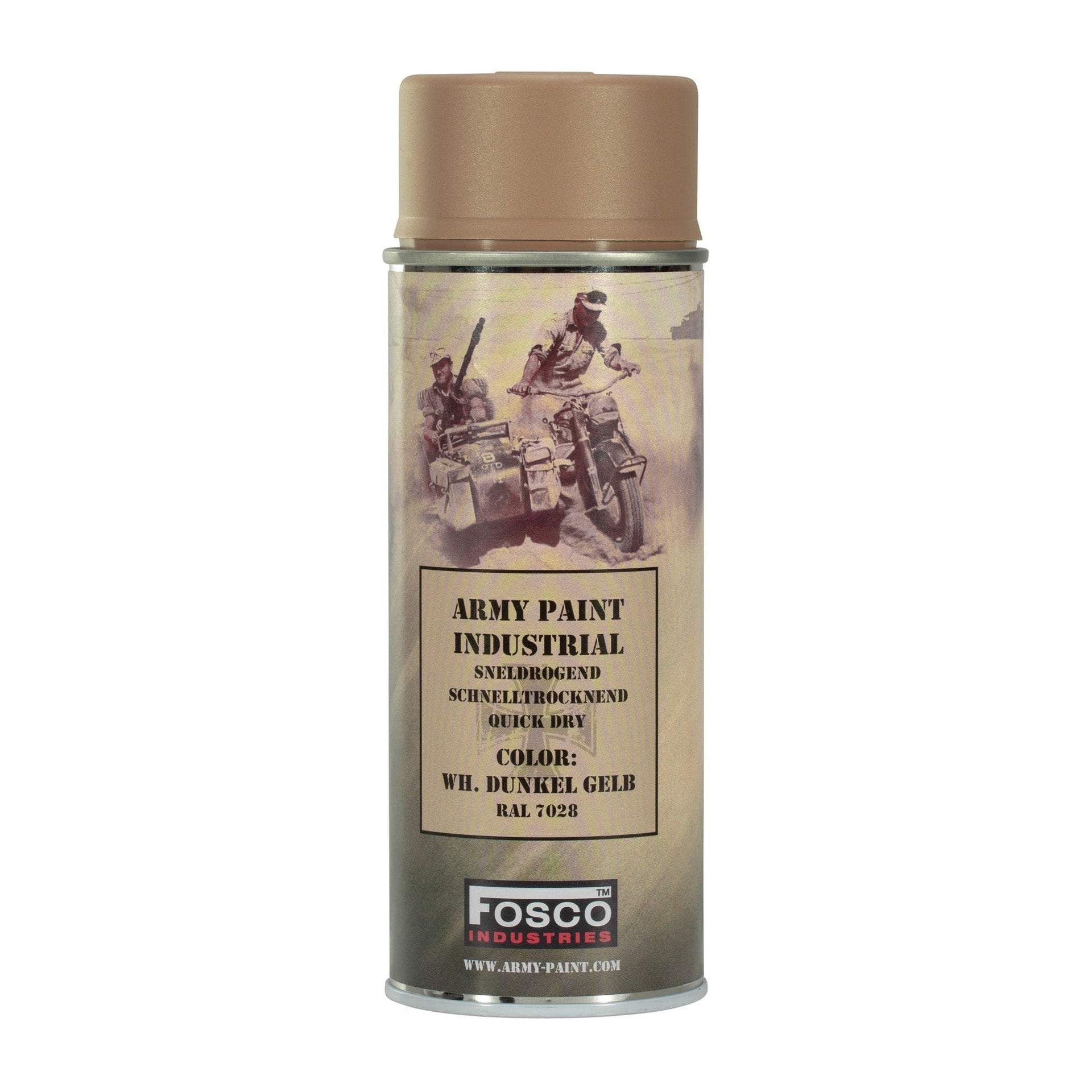 Vernice spray militare da 400 ml, grigio campo