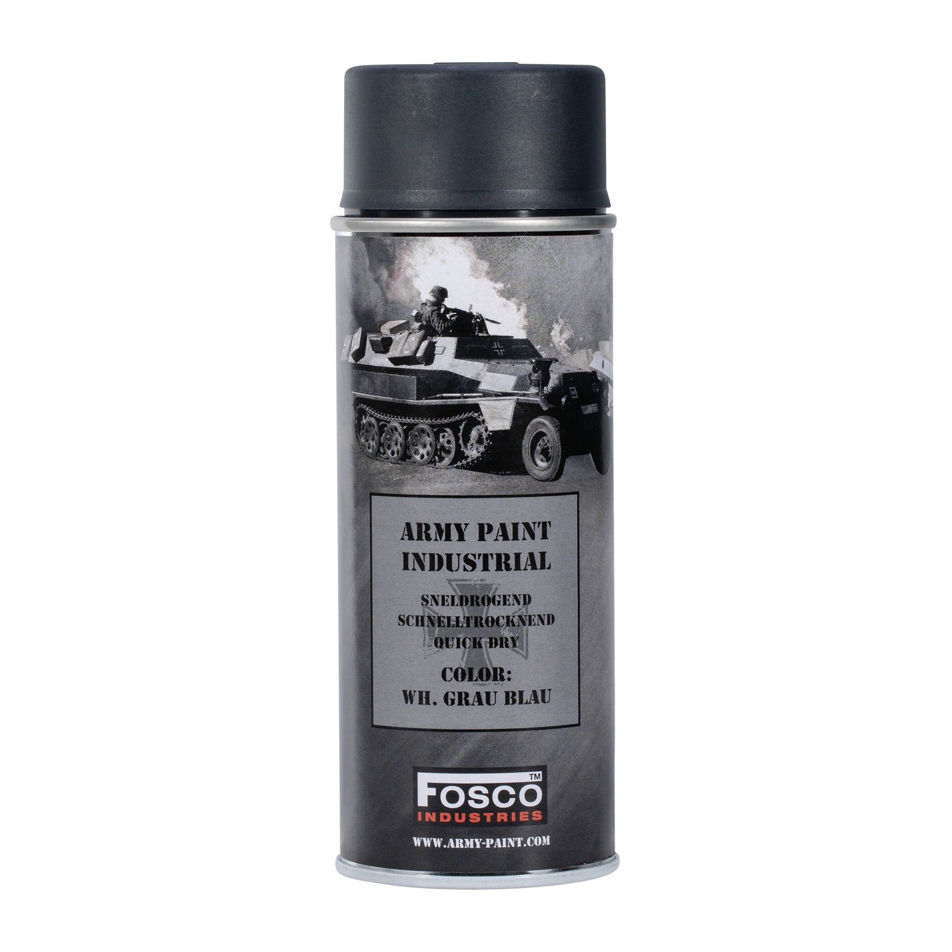 Vernice spray militare da 400 ml, grigio campo