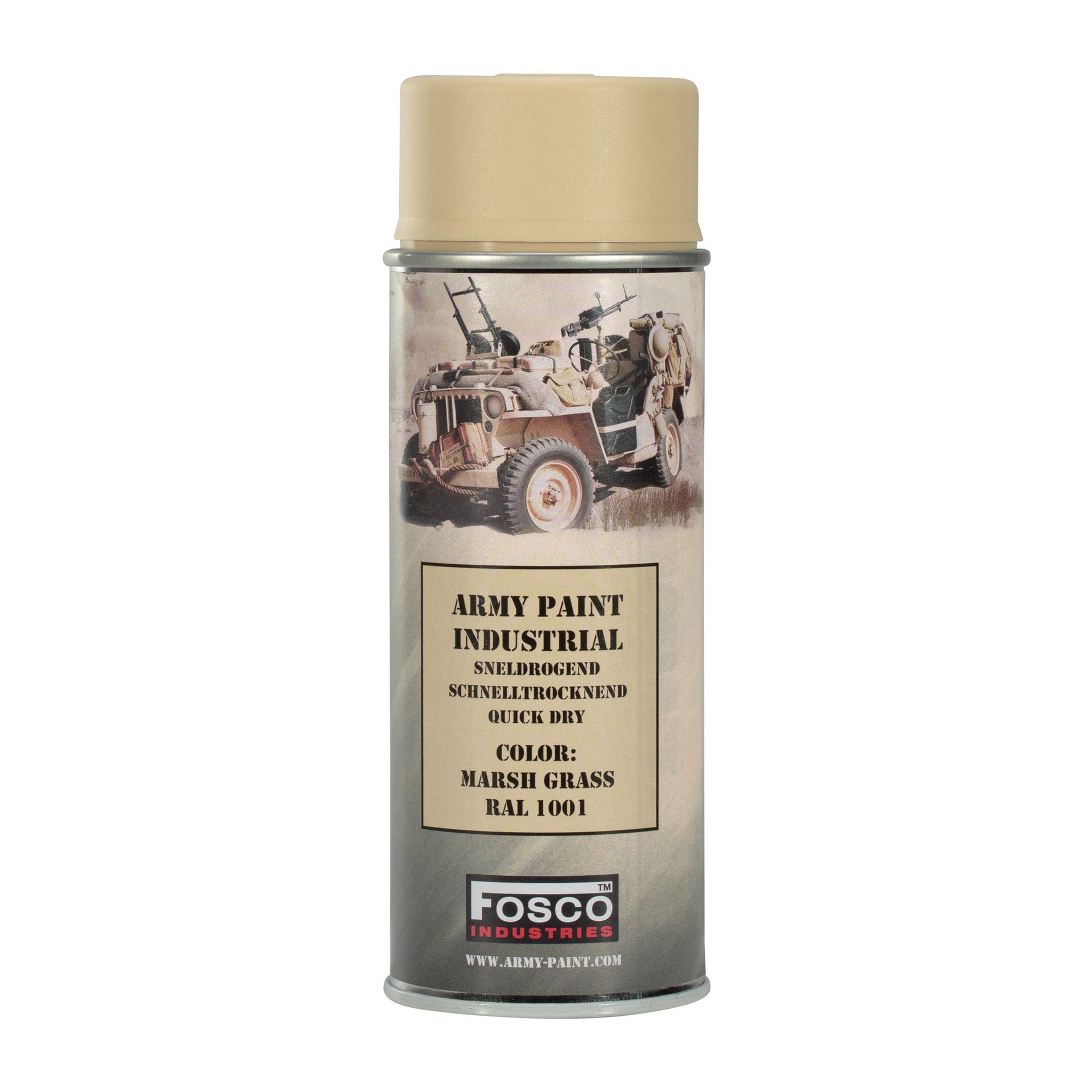 Pintura en aerosol Army 400 ml, gris campo