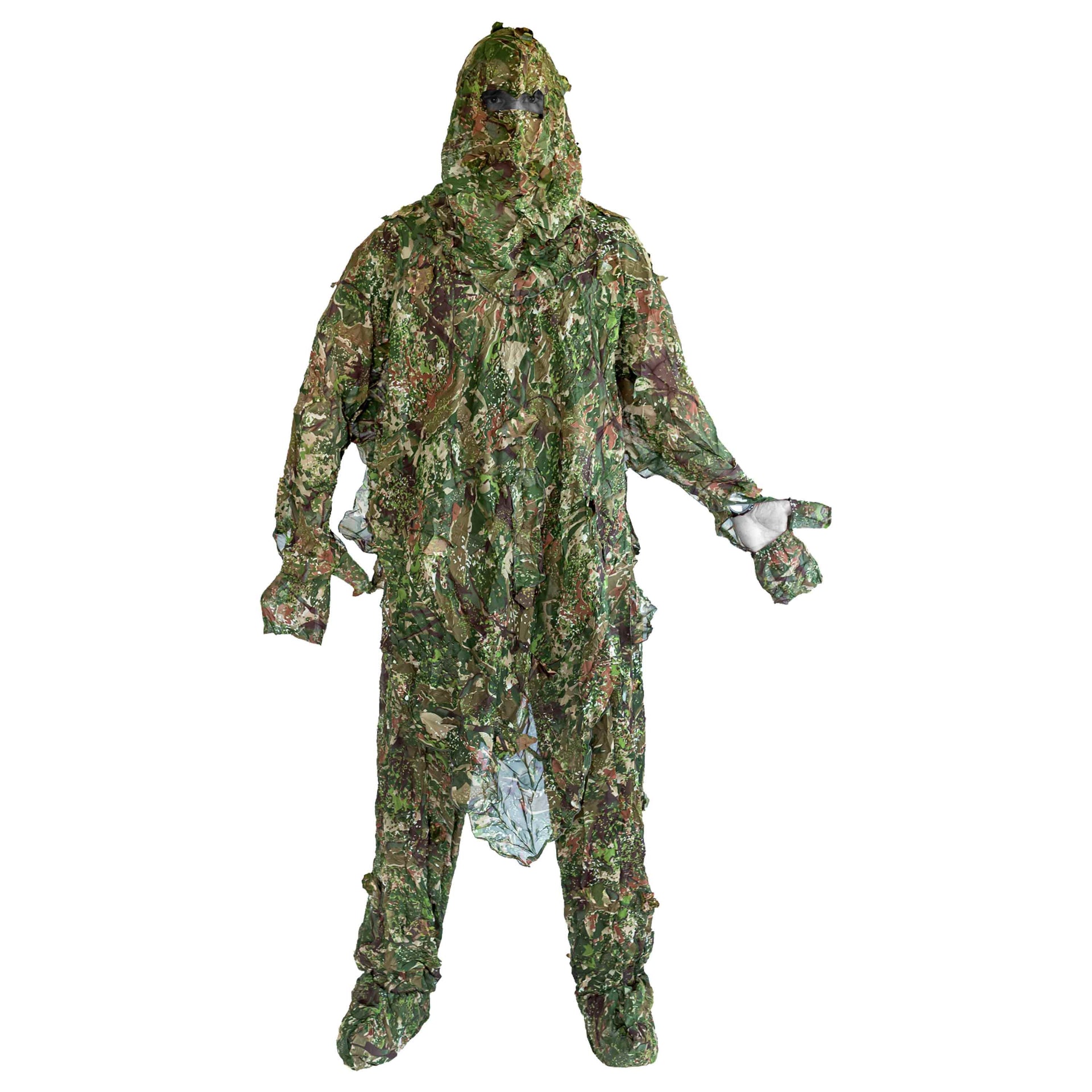 Ghost-Hoodie concamo verde