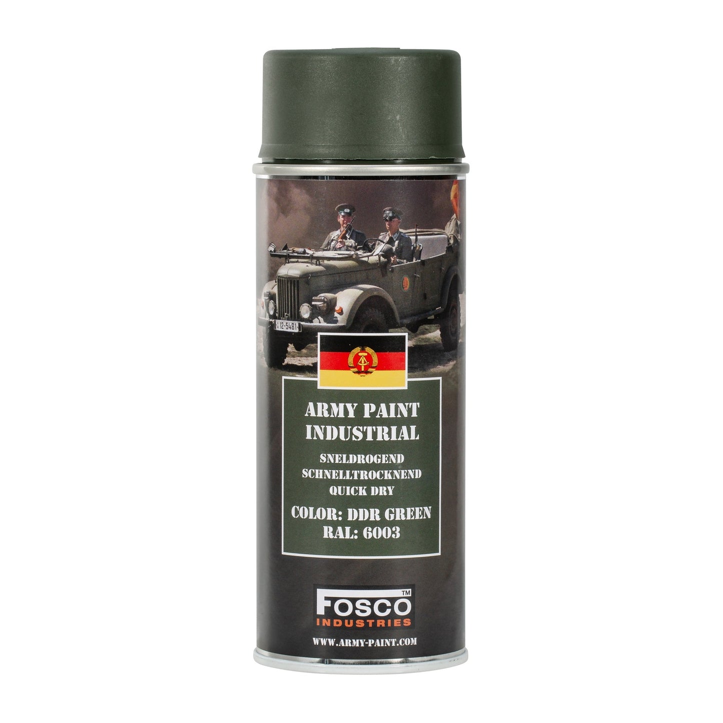 Vernice spray militare da 400 ml, grigio campo