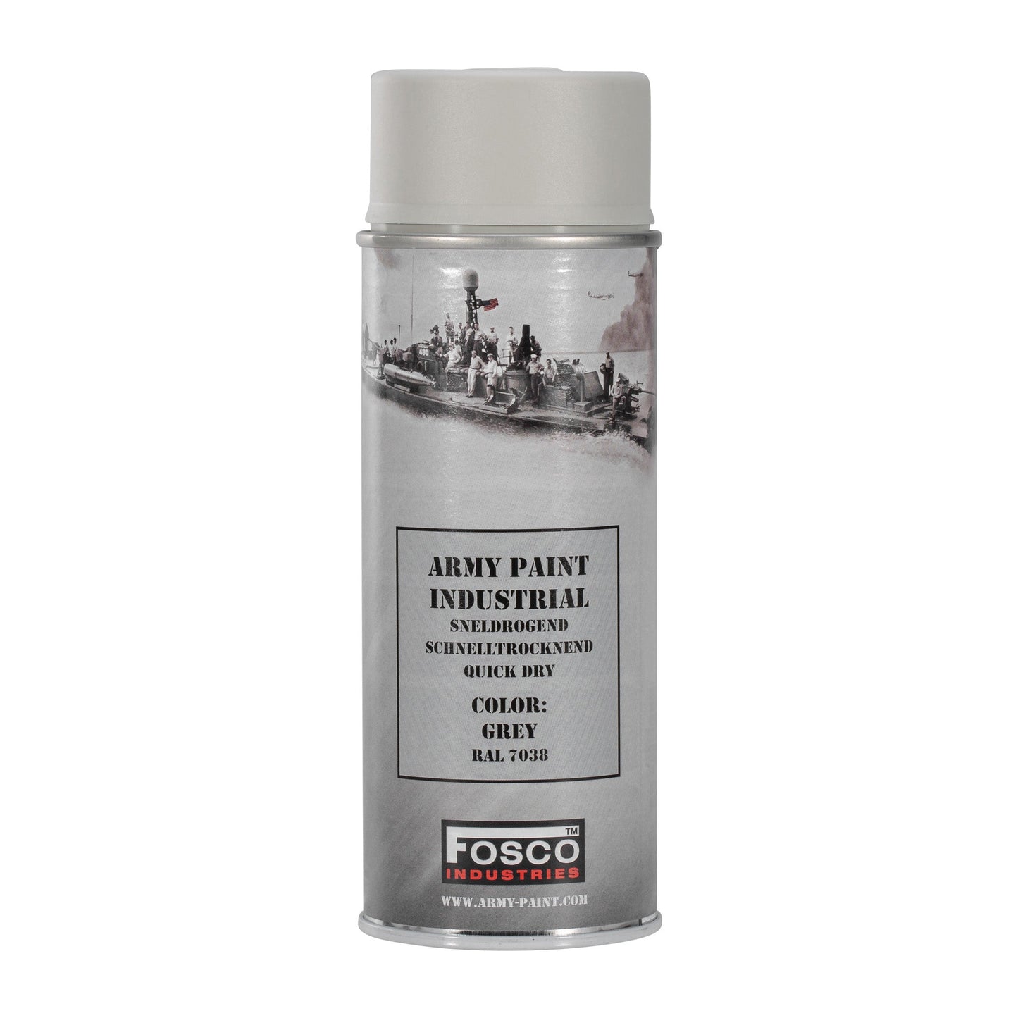 Pintura en aerosol Army 400 ml, gris campo