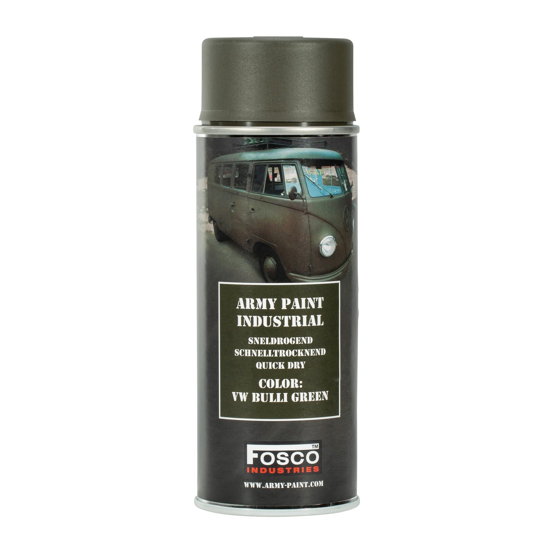 Vernice spray militare da 400 ml, grigio campo