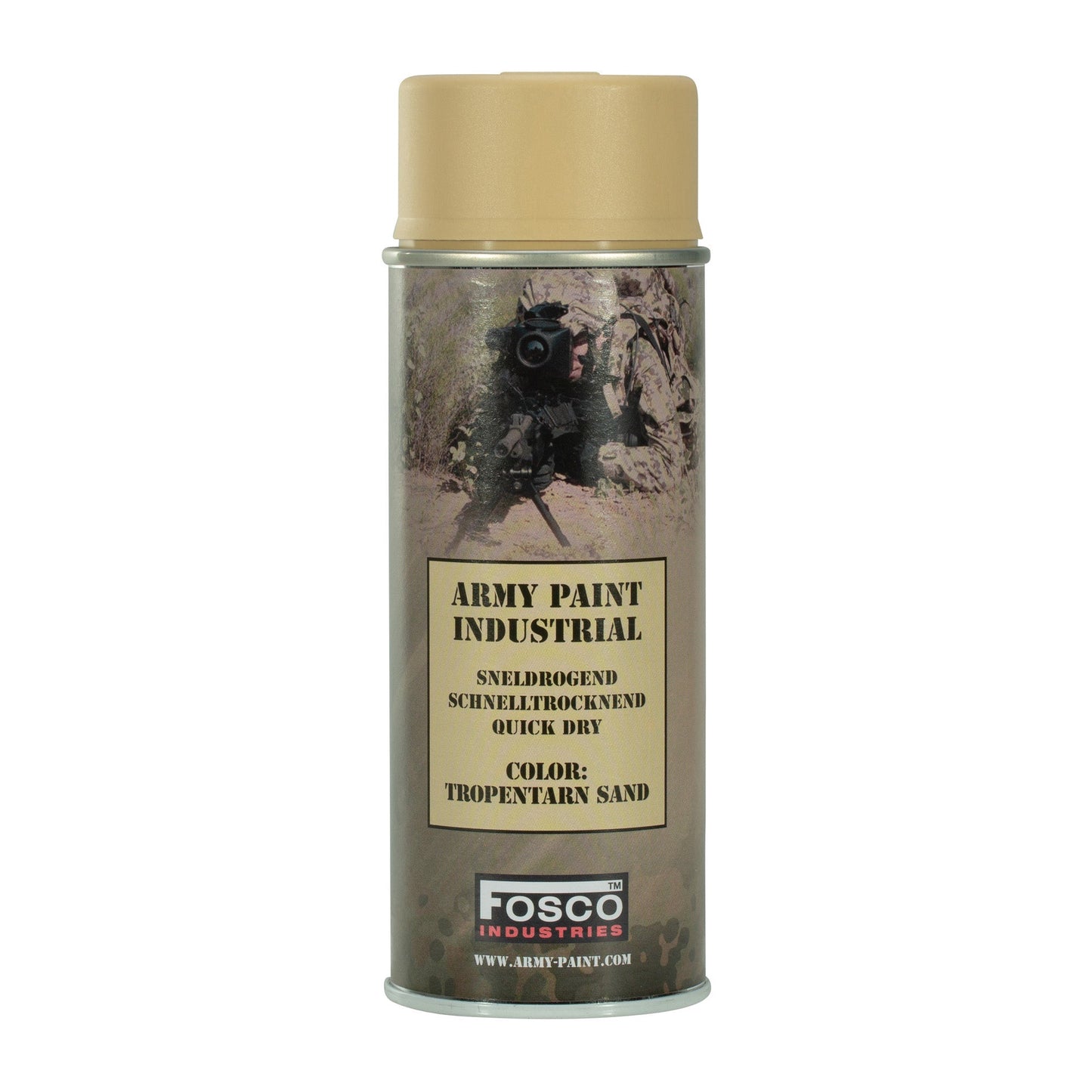 Pintura en aerosol Army 400 ml, gris campo