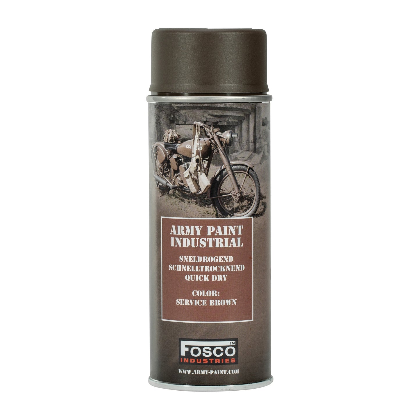 Pintura en aerosol Army 400 ml, gris campo