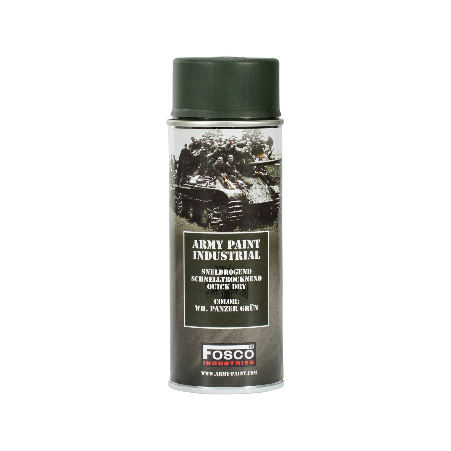 Pintura en aerosol Army 400 ml, gris campo