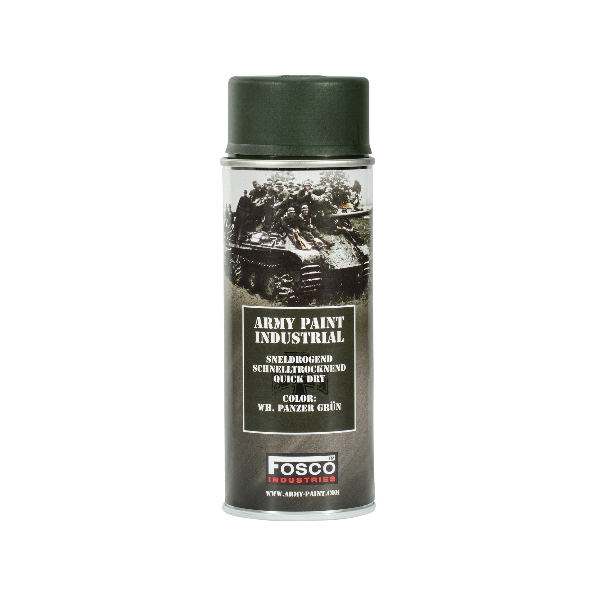 Vernice spray militare da 400 ml, grigio campo