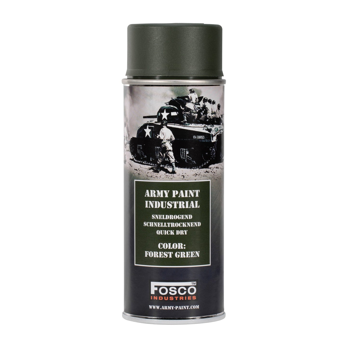 Vernice spray militare da 400 ml, grigio campo