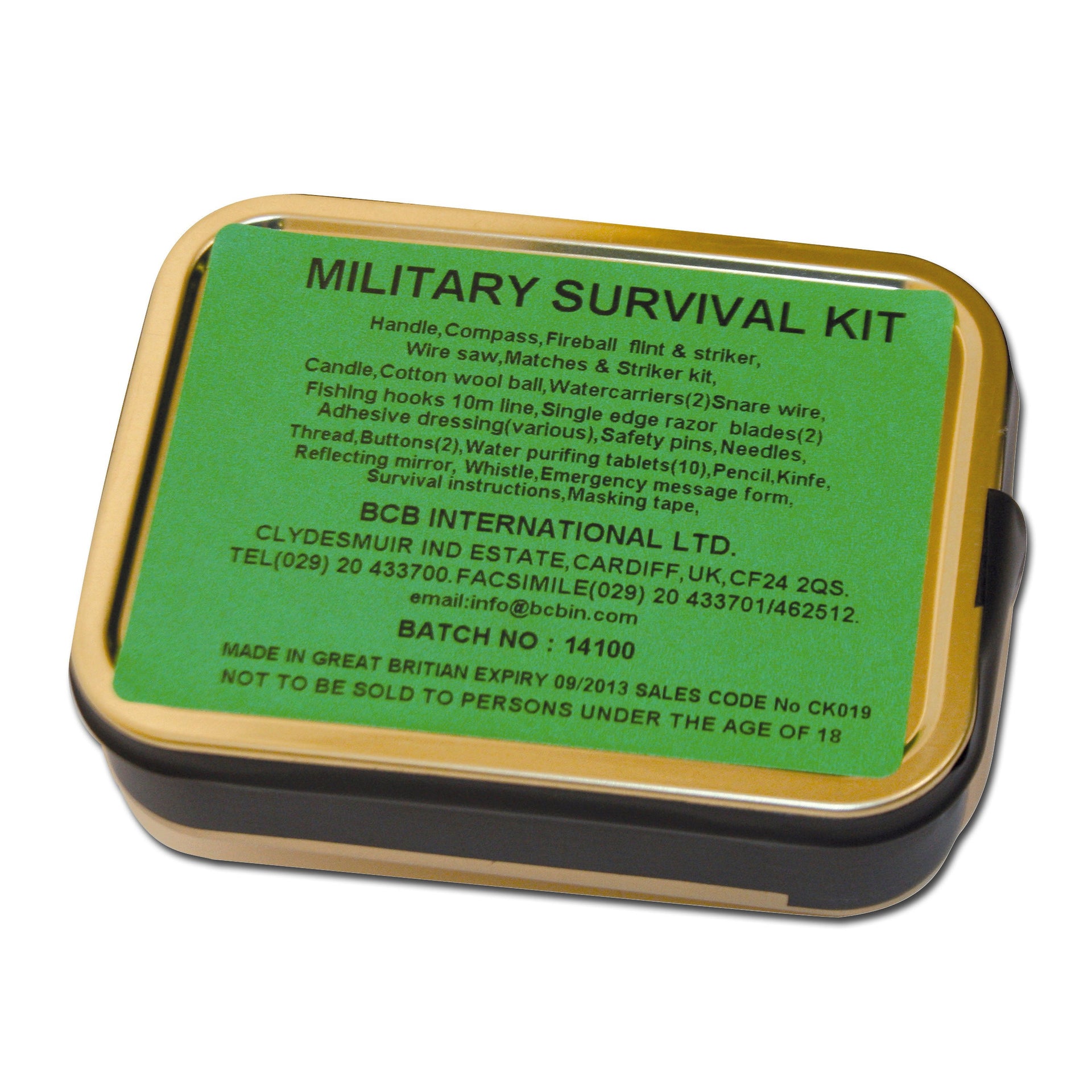 Kit de supervivencia militar