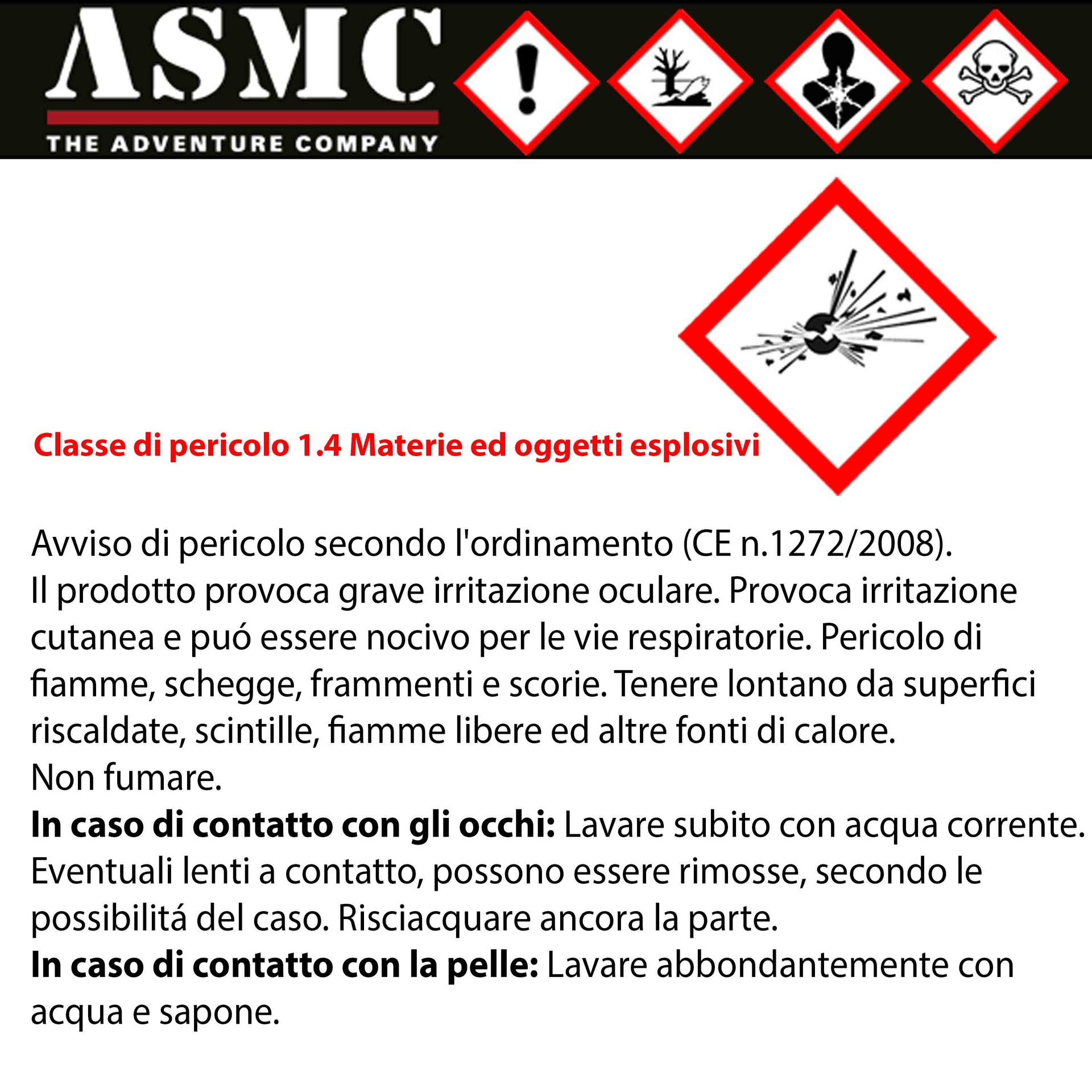 Granada de humo SX-4 Mano verde