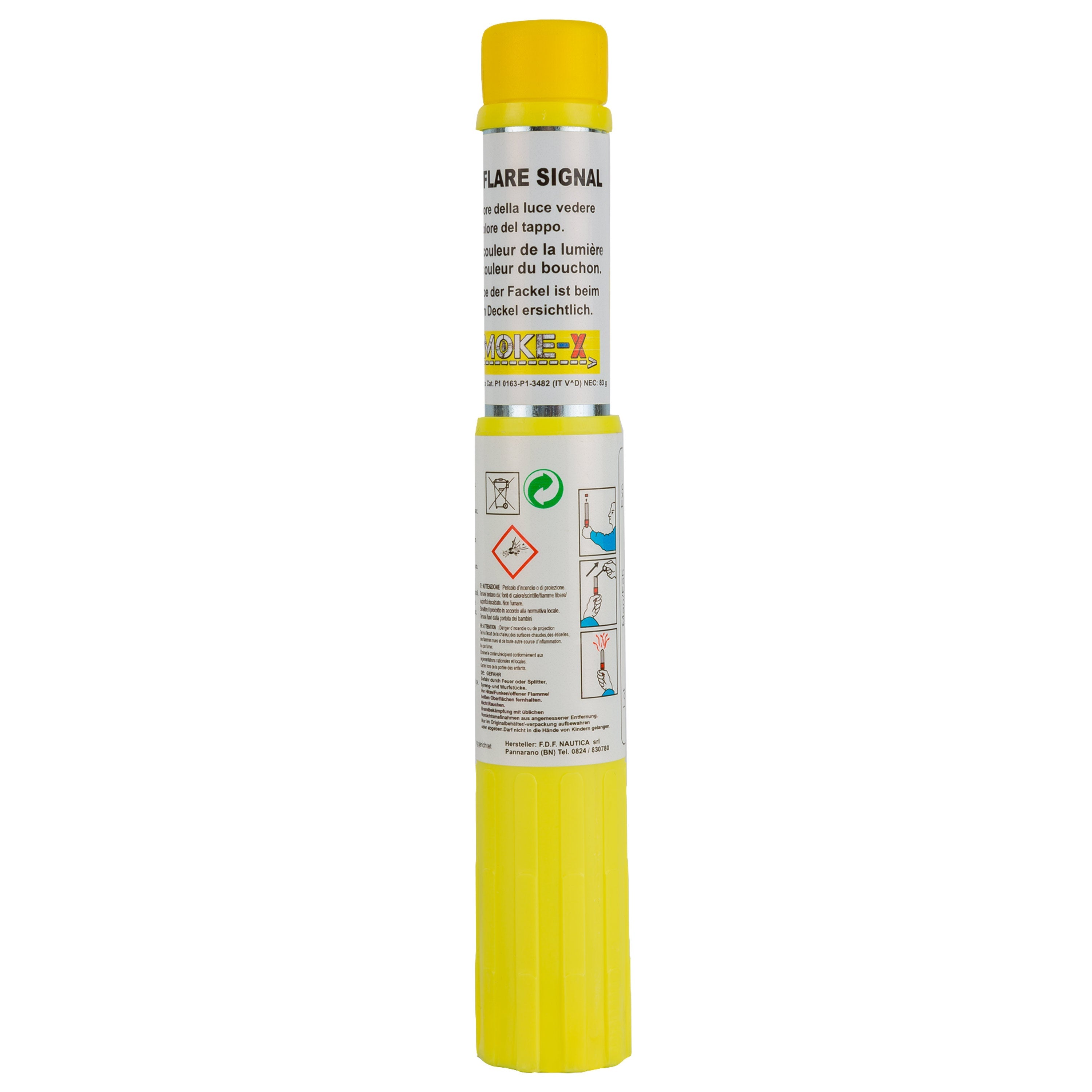 SX-13 Pyro Smoke Torch yellow – ASMC GmbH International