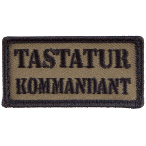 Café-Viereck Patch Tastatur-Kommandant