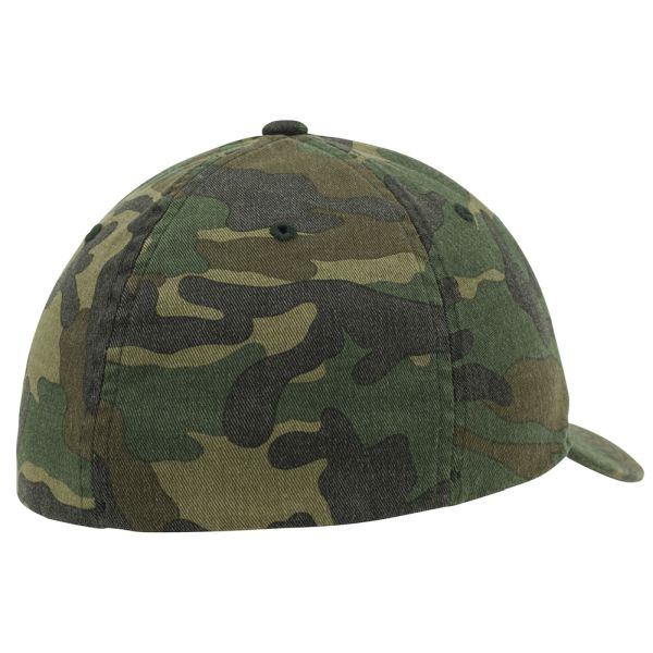 Cap Garment washed woodland