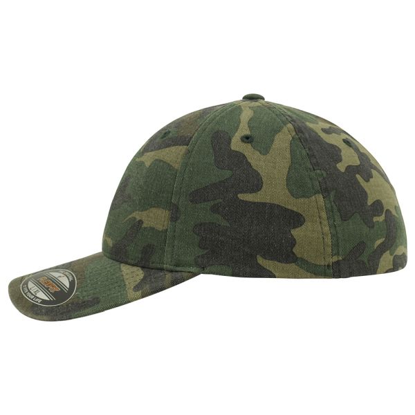 Cap Garment washed woodland