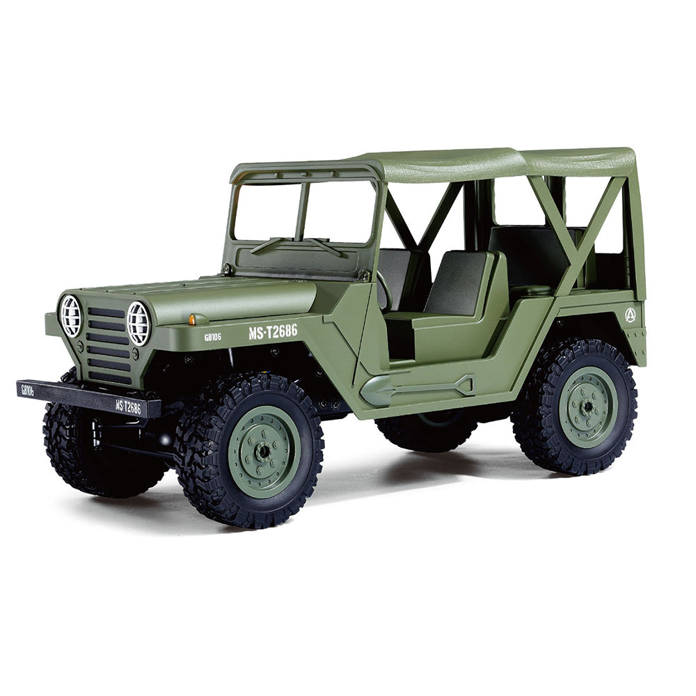 Jeep militar estadounidense 4WD RTR verde militar